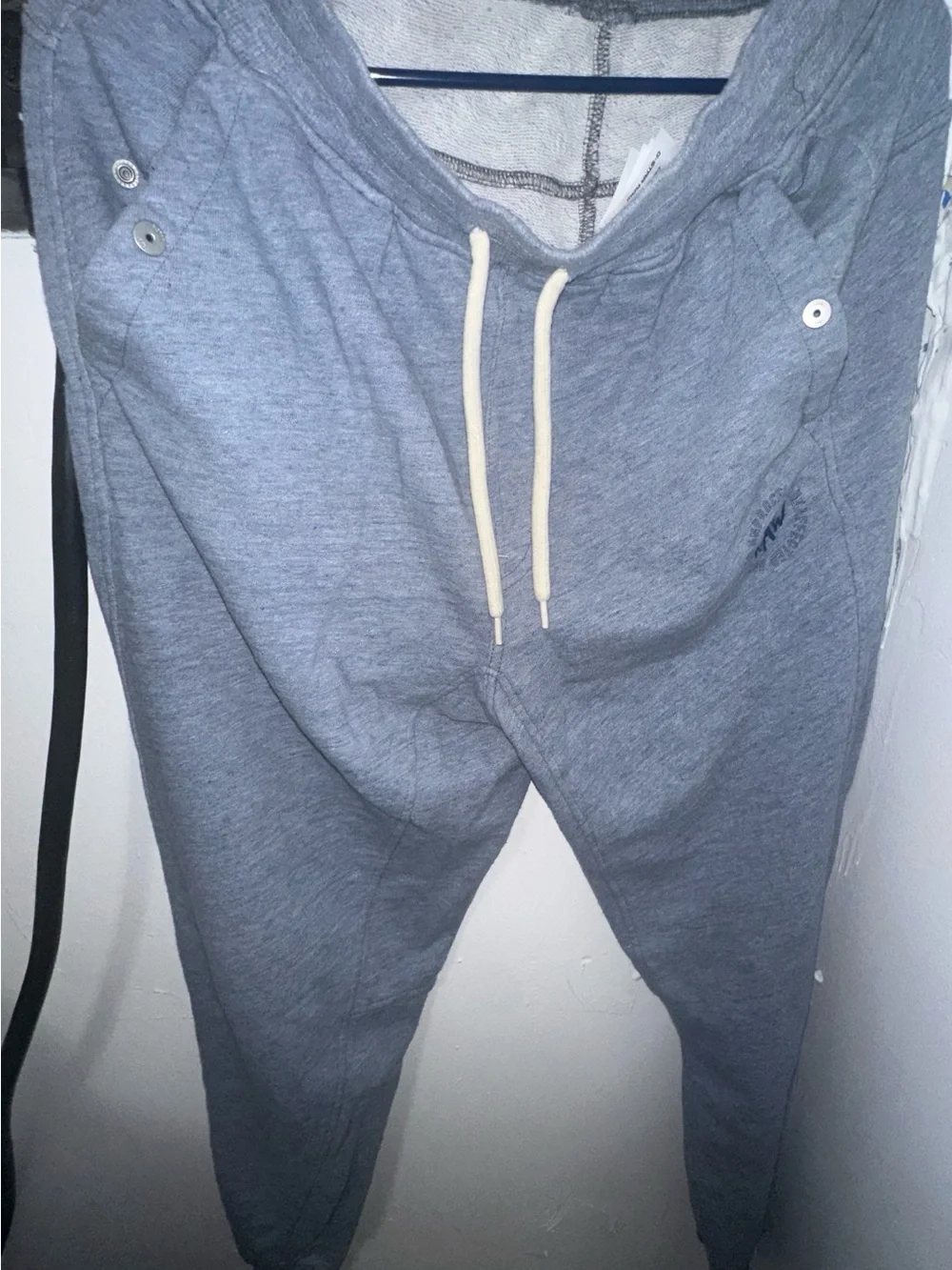 G-Star Light Gray Drawstring Joggers
